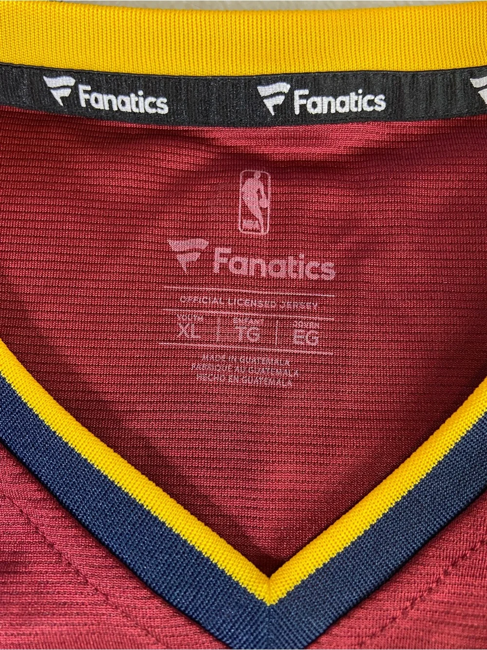 Fanatics Youth XLarge Cleveland Cavaliers Darius Garland #10 Basketball Jersey